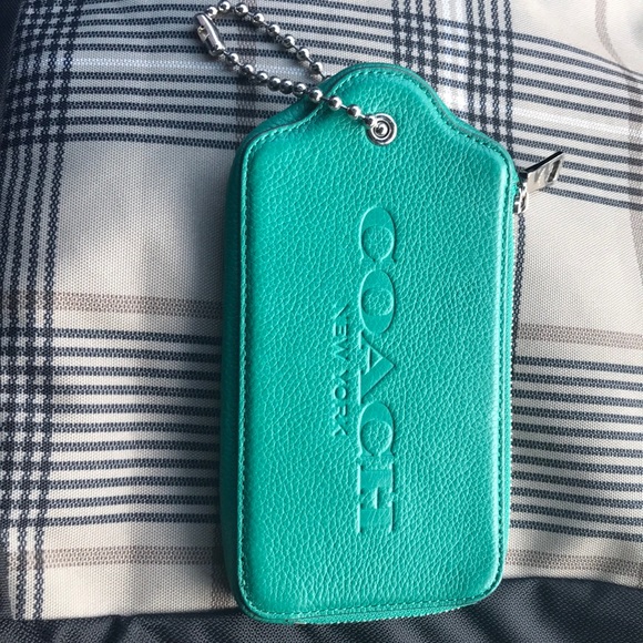 Green Coach Wristlet - Picture 1 of 4